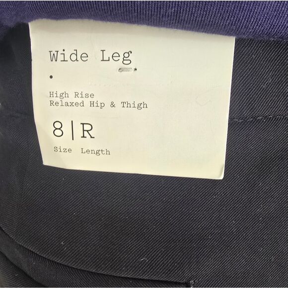 Black Dress Pants with Classic Wide-Leg Design NWT - Picture 7 of 9